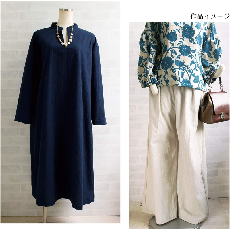 コスモテキスタイル シーチングハンドワッシャー 無地 シワ加工 ヴィオレット 巾約110cm×1m切売カット AD2678-278-1M 1枚（ご注文単位1枚）【直送品】