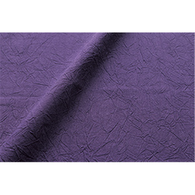コスモテキスタイル シーチングハンドワッシャー 無地 シワ加工 ヴィオレット 巾約110cm×4m切売カット AD2678-278-4M 1枚（ご注文単位1枚）【直送品】