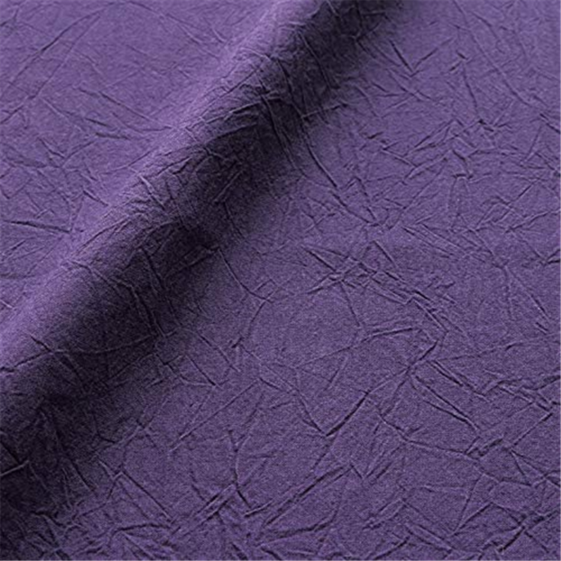 コスモテキスタイル シーチングハンドワッシャー 無地 シワ加工 ヴィオレット 巾約110cm×6m切売カット AD2678-278-6M 1枚（ご注文単位1枚）【直送品】