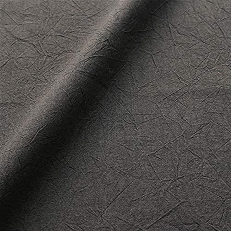 コスモテキスタイル シーチングハンドワッシャー 無地 シワ加工 ダークブラウン 巾約110cm×2m切売カット AD2678-289-2M 1枚（ご注文単位1枚）【直送品】