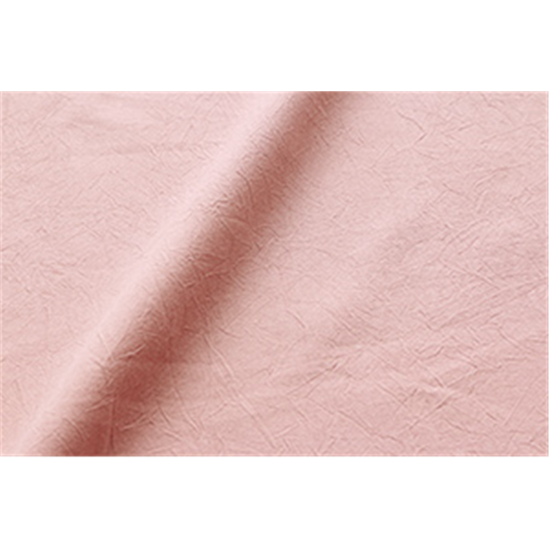 コスモテキスタイル シーチングハンドワッシャー 無地 シワ加工 ピンクベージュ 巾約110cm×5m切売カット AD2678-36-5M 1枚（ご注文単位1枚）【直送品】
