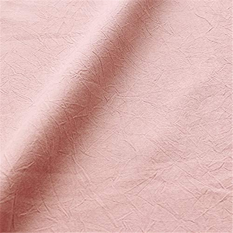 コスモテキスタイル シーチングハンドワッシャー 無地 シワ加工 ピンクベージュ 巾約110cm×8m切売カット AD2678-36-8M 1枚（ご注文単位1枚）【直送品】