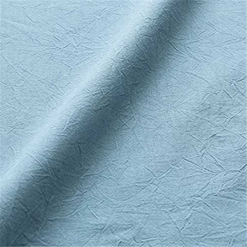 コスモテキスタイル シーチングハンドワッシャー 無地 シワ加工 ブルーグレー 巾約110cm×7m切売カット AD2678-82-7M 1枚（ご注文単位1枚）【直送品】