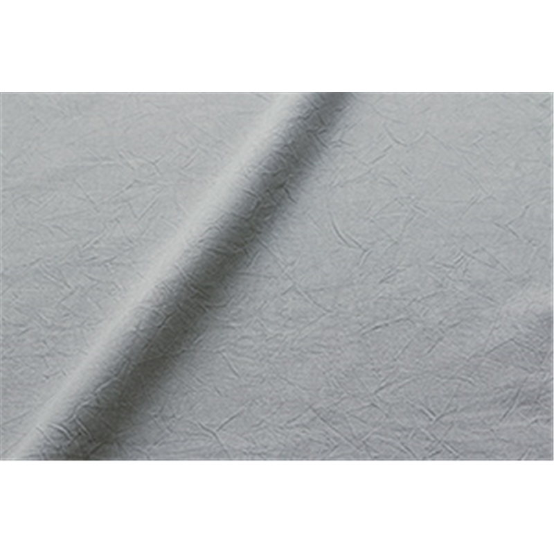 コスモテキスタイル シーチングハンドワッシャー 無地 シワ加工 グレー 巾約110cm×6m切売カット AD2678-84-6M 1枚（ご注文単位1枚）【直送品】