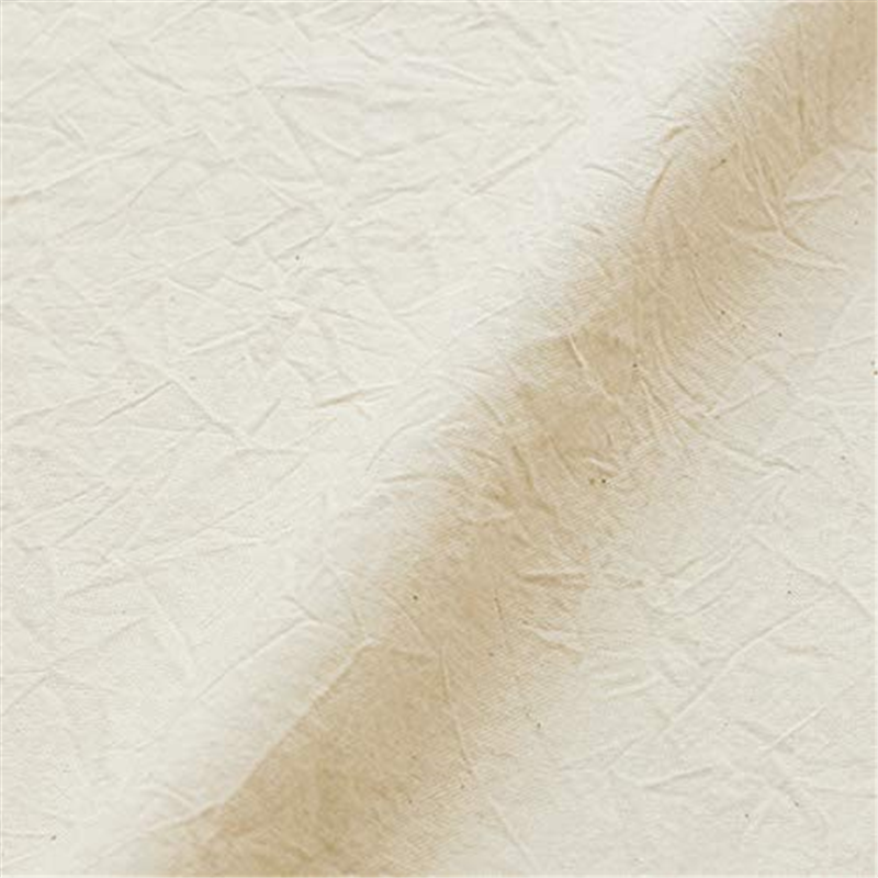 コスモテキスタイル シーチングハンドワッシャー 無地 シワ加工 生成 巾約110cm×6m切売カット AD2678-KN-6M 1枚（ご注文単位1枚）【直送品】