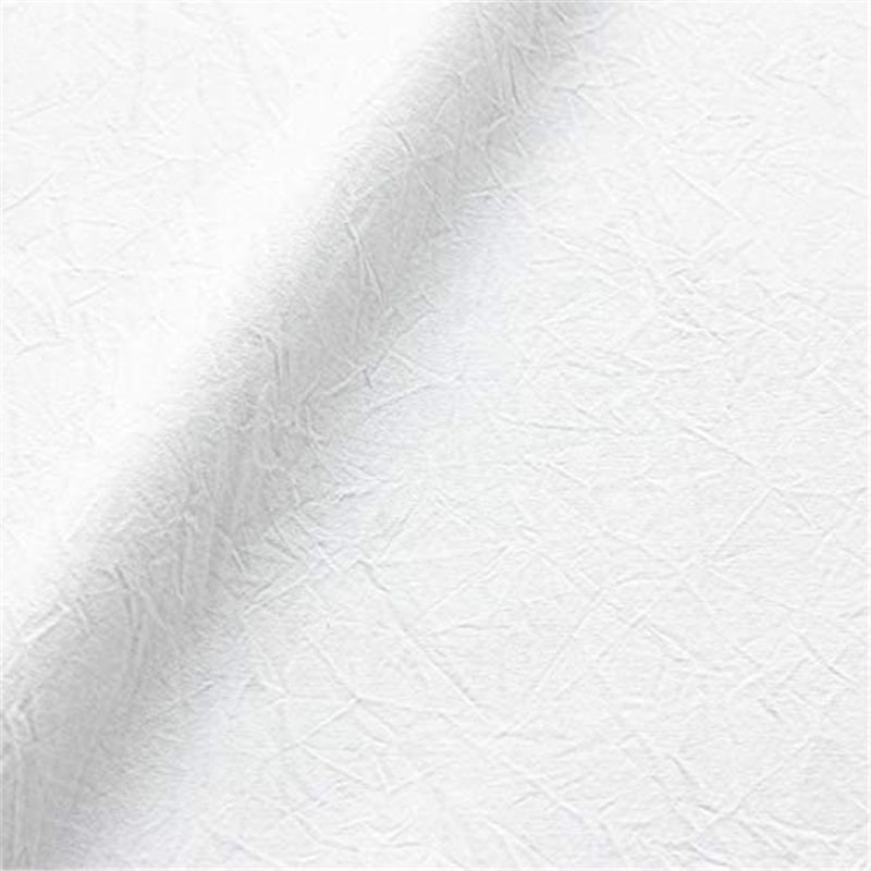 コスモテキスタイル シーチングハンドワッシャー 無地 シワ加工 ホワイト 巾約110cm×2m切売カット AD2678-KW-2M 1枚（ご注文単位1枚）【直送品】