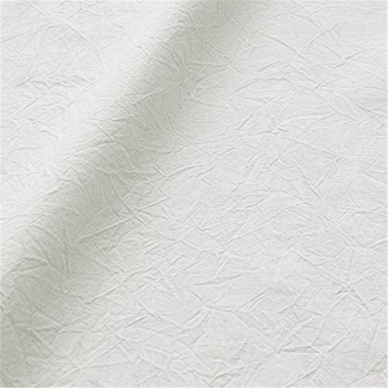 コスモテキスタイル シーチングハンドワッシャー 無地 シワ加工 オフホワイト 巾約110cm×2m切売カット AD2678-OW-2M 1枚（ご注文単位1枚）【直送品】