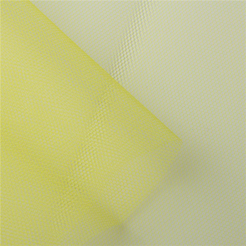 コスモテキスタイル セミハードチュール生地 50デニール 巾115cm×(半折)4m切売カット 黄 AD5035-6-4M 1枚（ご注文単位1枚）【直送品】