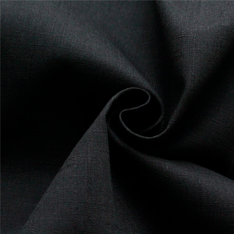 日本紐釦貿易 紬風ドビー 黒 巾約110cm 4mカット AD8150-300-4M 1枚（ご注文単位1枚）【直送品】