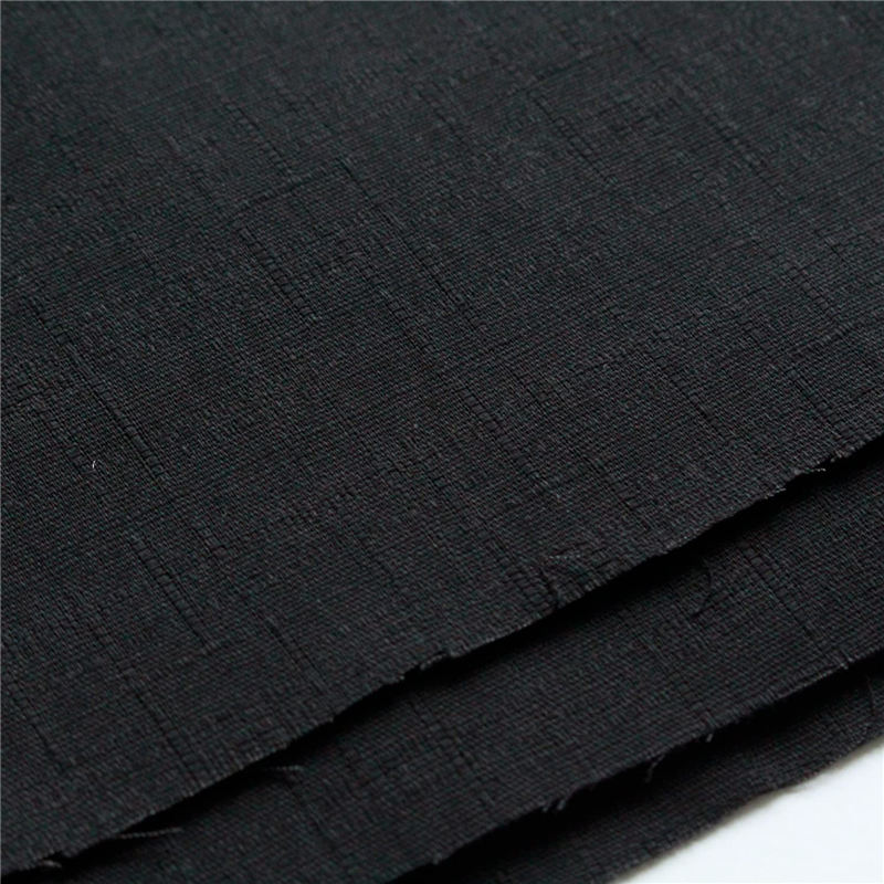 日本紐釦貿易 紬風ドビー 黒 巾約110cm 4mカット AD8150-300-4M 1枚（ご注文単位1枚）【直送品】