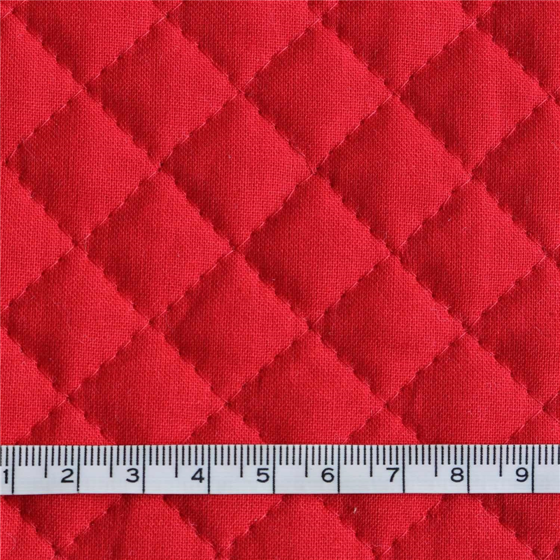 コスモテキスタイル キルティング生地 無地 巾85cm×8m切売カット 赤 AQ10000-149-8M 1枚（ご注文単位1枚）【直送品】