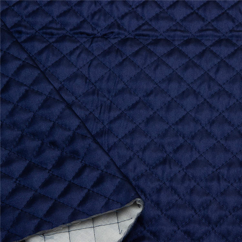 コスモテキスタイル サテンキルティング生地 巾110cm×6m切売カット 紺 AQ1500-118-6M 1枚（ご注文単位1枚）【直送品】