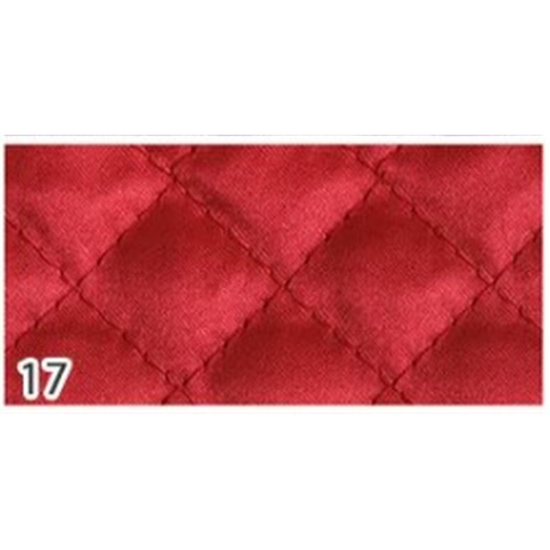 コスモテキスタイル サテンキルティング生地 巾110cm×2m切売カット 朱赤 AQ1500-17-2M 1枚（ご注文単位1枚）【直送品】