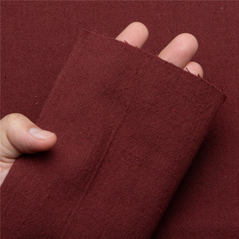 オリムパス製絲 あづみ野木綿 約108cm巾×1mカット色番12 深紅 AZUMINO-12 1枚（ご注文単位1枚）【直送品】