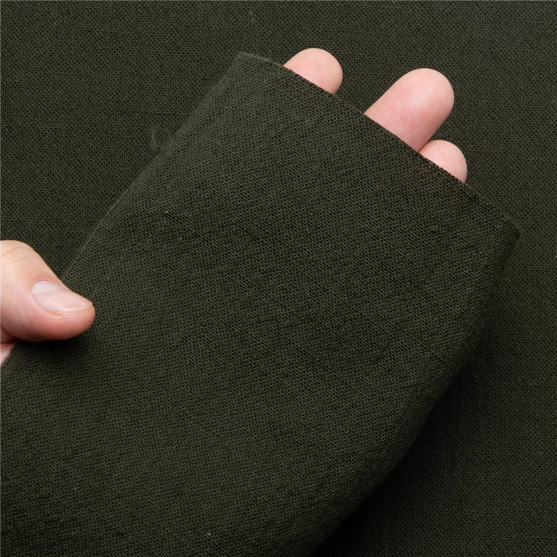 オリムパス製絲 あづみ野木綿生地 巾108cm×5m切売カット 松葉色 AZUMINO-13 1枚（ご注文単位1枚）【直送品】