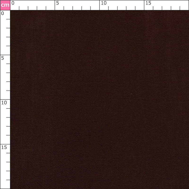 オリムパス製絲 あづみ野木綿生地 巾108cm×5m切売カット 焦茶 AZUMINO-24 1枚（ご注文単位1枚）【直送品】