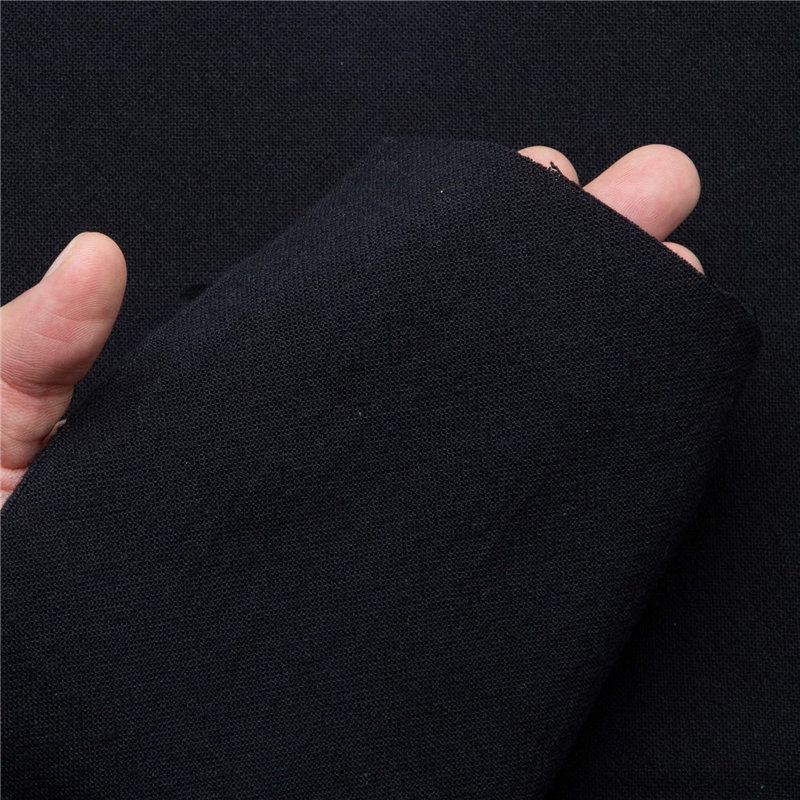 オリムパス製絲 あづみ野木綿生地 巾108cm×2m切売カット 黒 AZUMINO-29 1枚（ご注文単位1枚）【直送品】