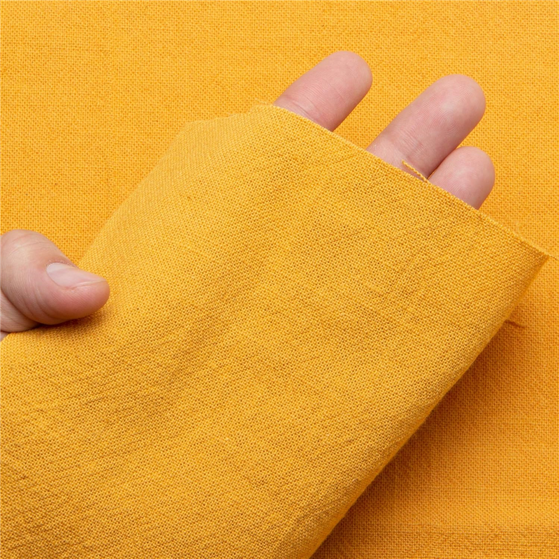 オリムパス製絲 あづみ野木綿生地 巾108cm×3m切売カット 蜜柑色 AZUMINO-3 1枚（ご注文単位1枚）【直送品】