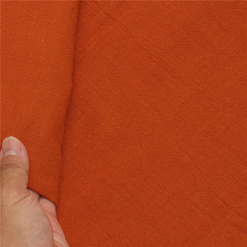 オリムパス製絲 あづみ野木綿 約108cm巾×2mカット色番38 橙色 AZUMINO-38 1枚（ご注文単位1枚）【直送品】