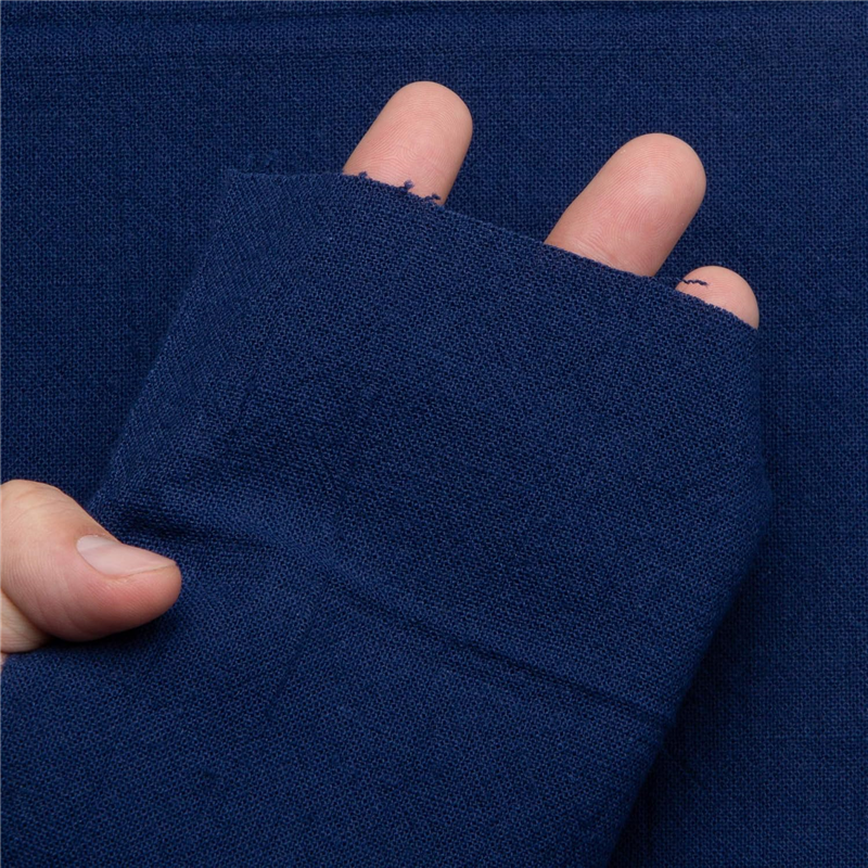 オリムパス製絲 あづみ野木綿生地 巾108cm×4m切売カット 紺色 AZUMINO-43 1枚（ご注文単位1枚）【直送品】