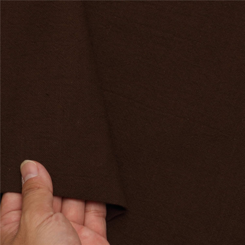 オリムパス製絲 あづみ野木綿生地 巾108cm×2m切売カット 栗色 AZUMINO-55 1枚（ご注文単位1枚）【直送品】