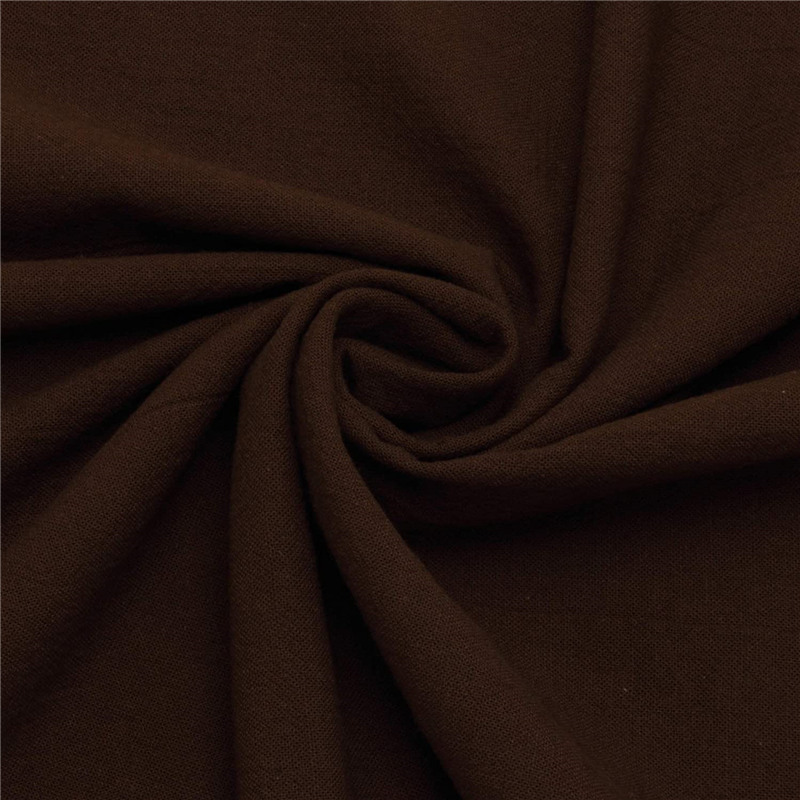 オリムパス製絲 あづみ野木綿生地 巾108cm×5m切売カット 栗色 AZUMINO-55 1枚（ご注文単位1枚）【直送品】