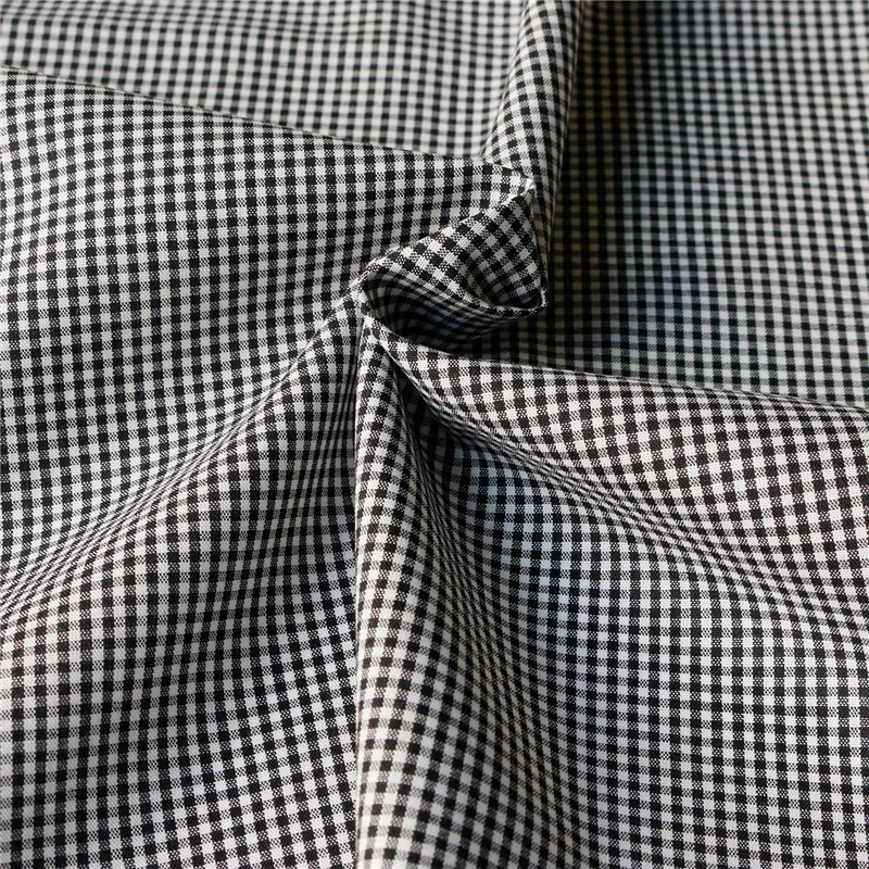 双日ファッション 40sギンガムチェック 小 巾110cm×5m切売カット ブラック B53000Z-106-5M 1枚（ご注文単位1枚）【直送品】