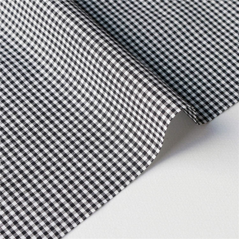 双日ファッション 40sギンガムチェック 小 巾110cm×9m切売カット ブラック B53000Z-106-9M 1枚（ご注文単位1枚）【直送品】