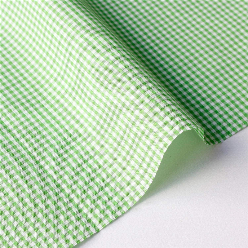双日ファッション 40sギンガムチェック 小 巾110cm×6m切売カット グリーン B53000Z-110-6M 1枚（ご注文単位1枚）【直送品】