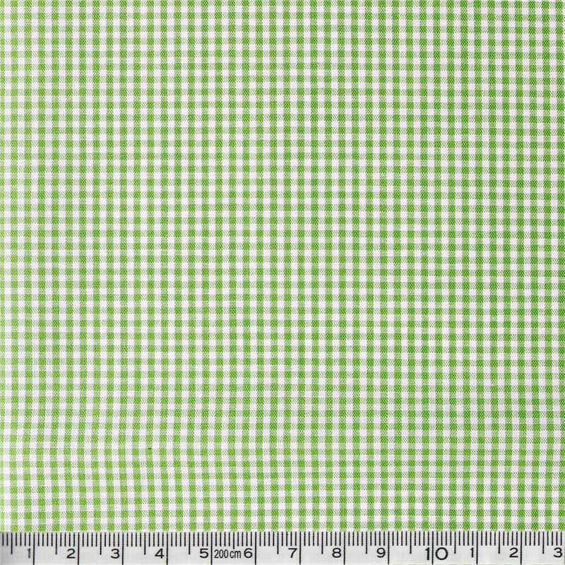 双日ファッション 40sギンガムチェック 小 巾110cm×6m切売カット グリーン B53000Z-110-6M 1枚（ご注文単位1枚）【直送品】