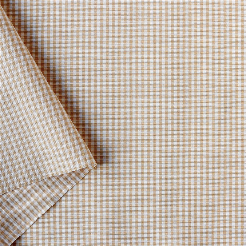 双日ファッション 40sギンガムチェック 小 巾110cm×9m切売カット ベージュ B53000Z-111-9M 1枚（ご注文単位1枚）【直送品】