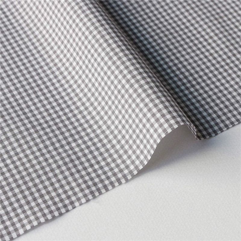 双日ファッション 40sギンガムチェック 小 巾110cm×8m切売カット グレー B53000Z-114-8M 1枚（ご注文単位1枚）【直送品】