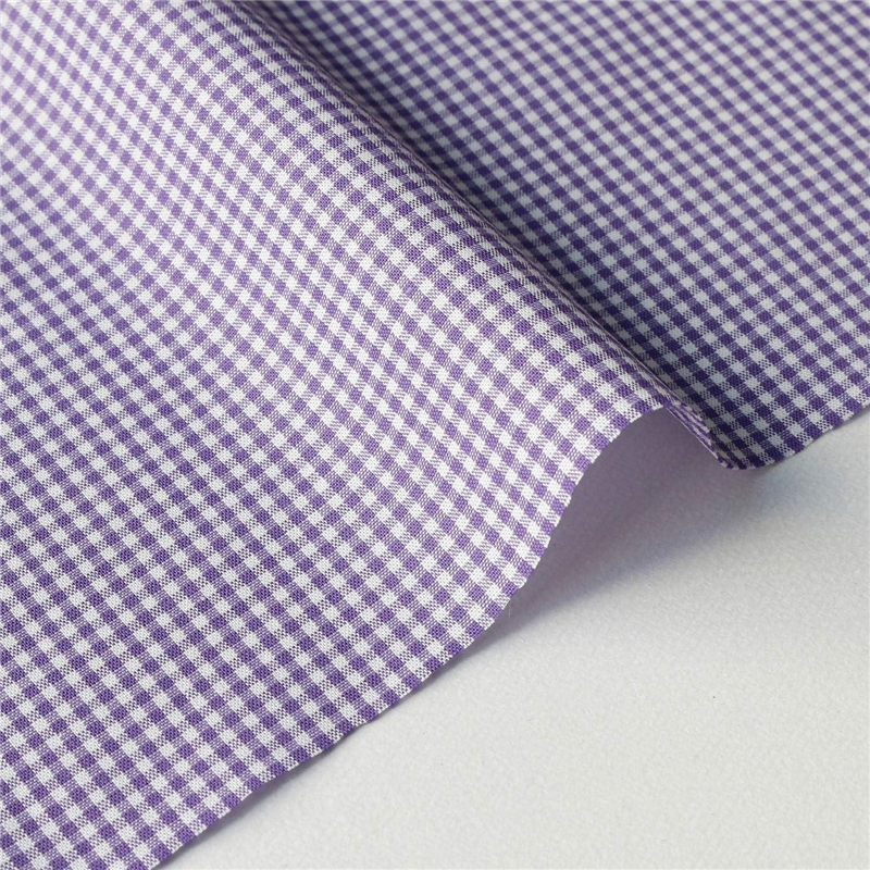 双日ファッション 40sギンガムチェック 小 巾110cm×6m切売カット パープル B53000Z-121-6M 1枚（ご注文単位1枚）【直送品】