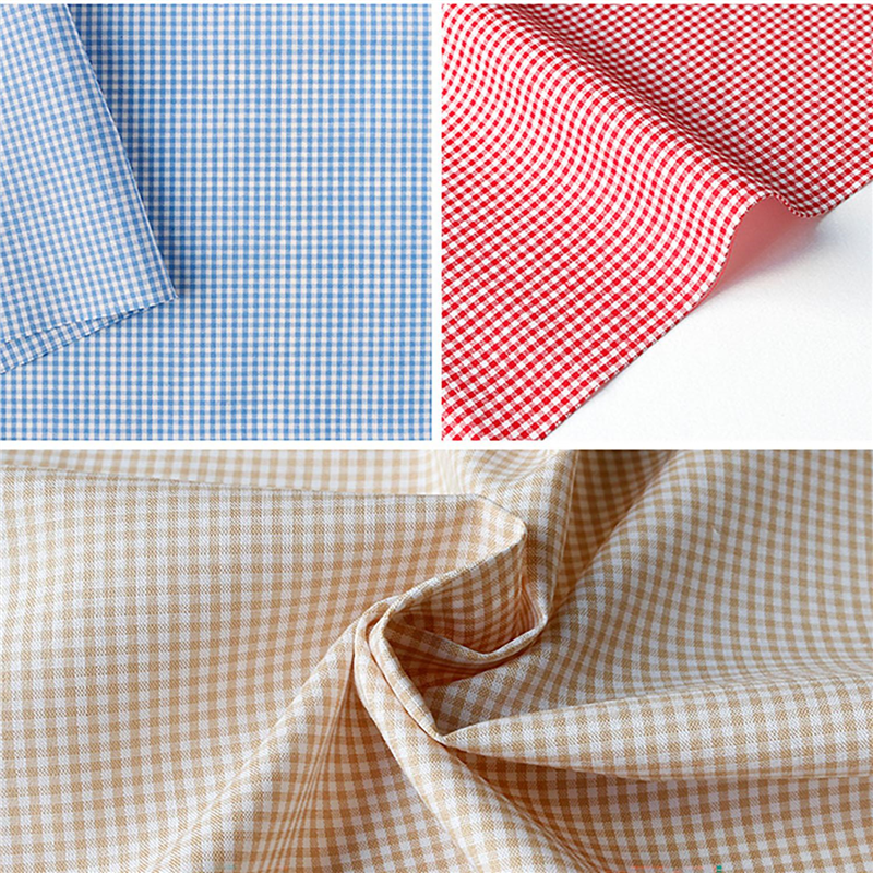 双日ファッション 40sギンガムチェック 小 巾110cm×6m切売カット パープル B53000Z-121-6M 1枚（ご注文単位1枚）【直送品】