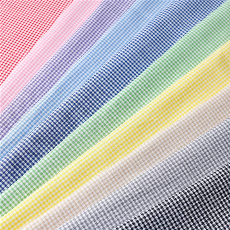 双日ファッション 40sギンガムチェック 小 巾110cm×6m切売カット パープル B53000Z-121-6M 1枚（ご注文単位1枚）【直送品】