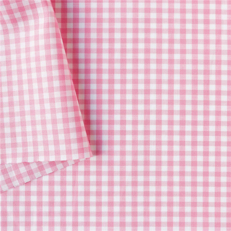 日本紐釦貿易 40sギンガムチェック 中 巾110cm×2m切売カット ピンク B53000Z-201-2M 1枚（ご注文単位1枚）【直送品】