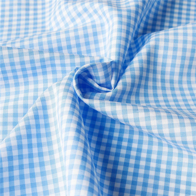 双日ファッション 40sギンガムチェック 中 巾110cm×6m切売カット ライトブルー B53000Z-202-6M 1枚（ご注文単位1枚）【直送品】