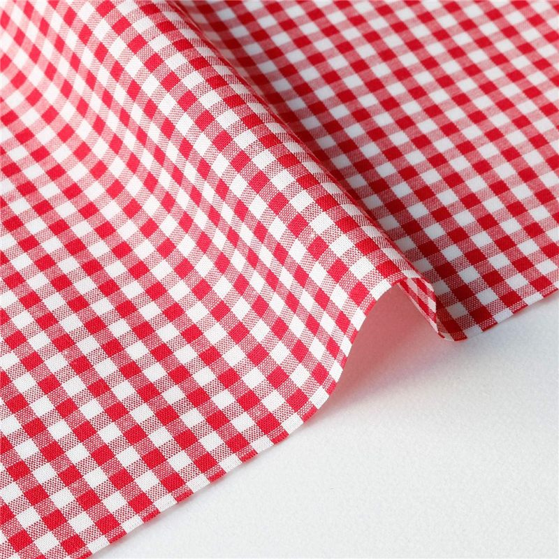 双日ファッション 40sギンガムチェック 中 巾110cm×5m切売カット レッド B53000Z-204-5M 1枚（ご注文単位1枚）【直送品】