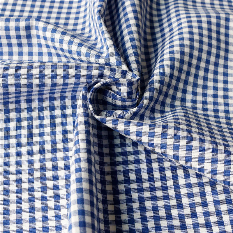 双日ファッション 40sギンガムチェック 中 巾110cm×9m切売カット ブルー B53000Z-205-9M 1枚（ご注文単位1枚）【直送品】