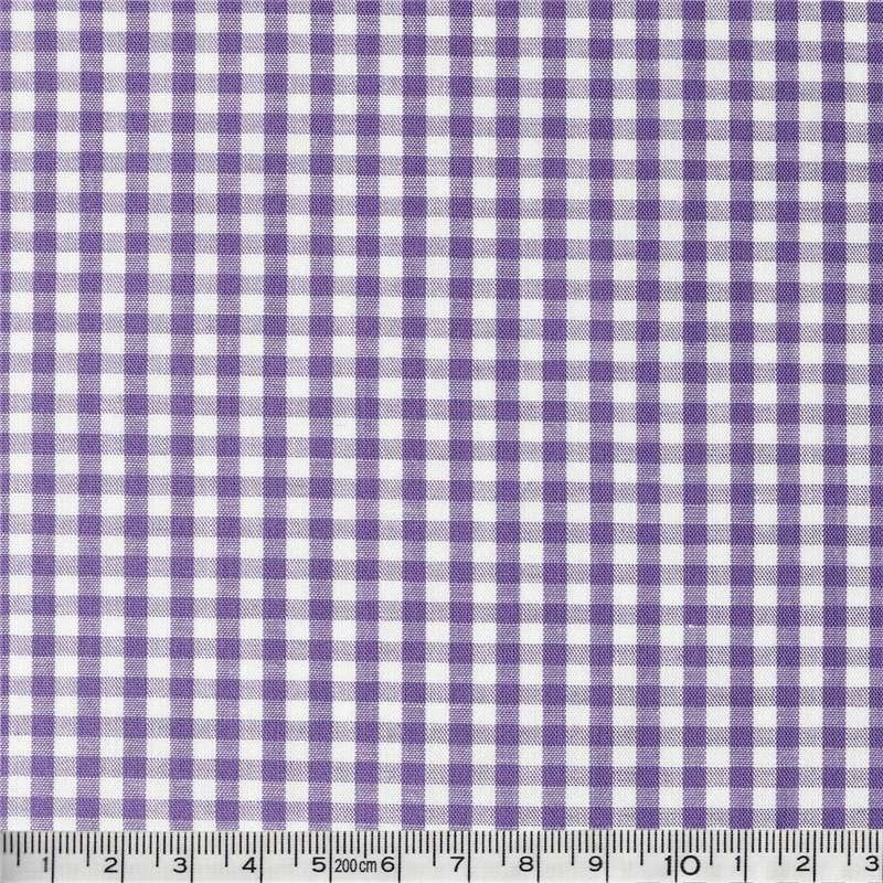 双日ファッション 40sギンガムチェック 中 巾110cm×5m切売カット パープル B53000Z-221-5M 1枚（ご注文単位1枚）【直送品】