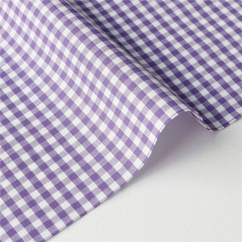 双日ファッション 40sギンガムチェック 中 巾110cm×7m切売カット パープル B53000Z-221-7M 1枚（ご注文単位1枚）【直送品】