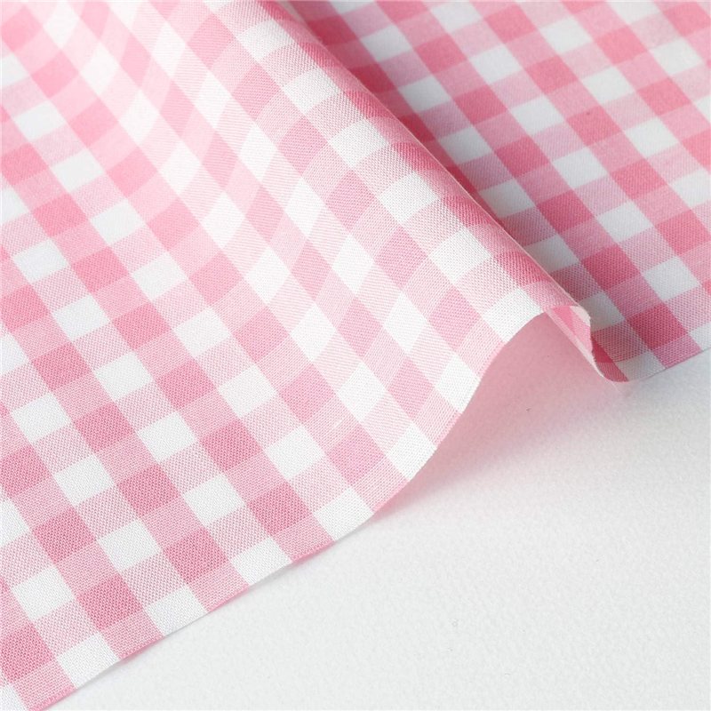 日本紐釦貿易 40sギンガムチェック 大 巾110cm×6m切売カット ピンク B53000Z-301-6M 1枚（ご注文単位1枚）【直送品】