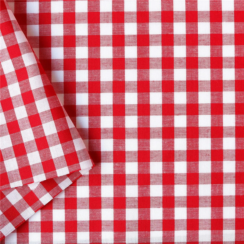 日本紐釦貿易 40sギンガムチェック 大 巾110cm×5m切売カット レッド B53000Z-304-5M 1枚（ご注文単位1枚）【直送品】