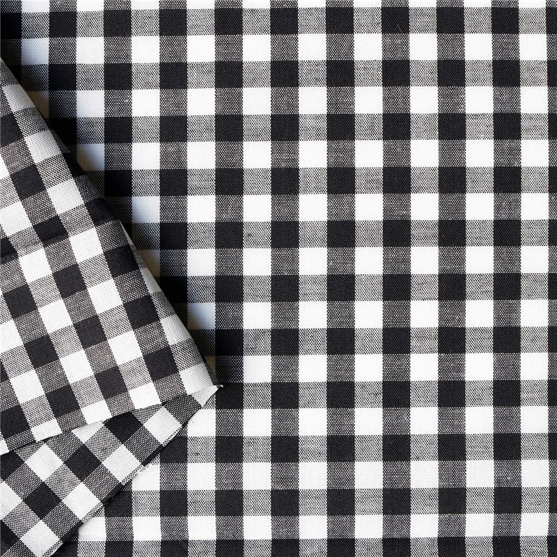 日本紐釦貿易 40sギンガムチェック 大 巾110cm×2m切売カット ブラック B53000Z-306-2M 1枚（ご注文単位1枚）【直送品】