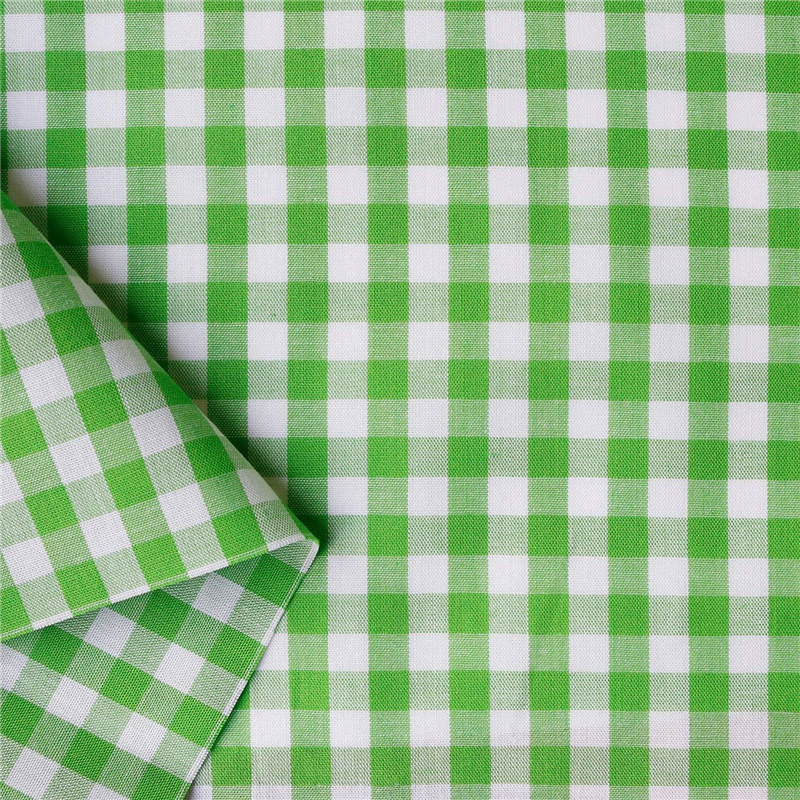 日本紐釦貿易 40sギンガムチェック 大 巾110cm×6m切売カット グリーン B53000Z-310-6M 1枚（ご注文単位1枚）【直送品】