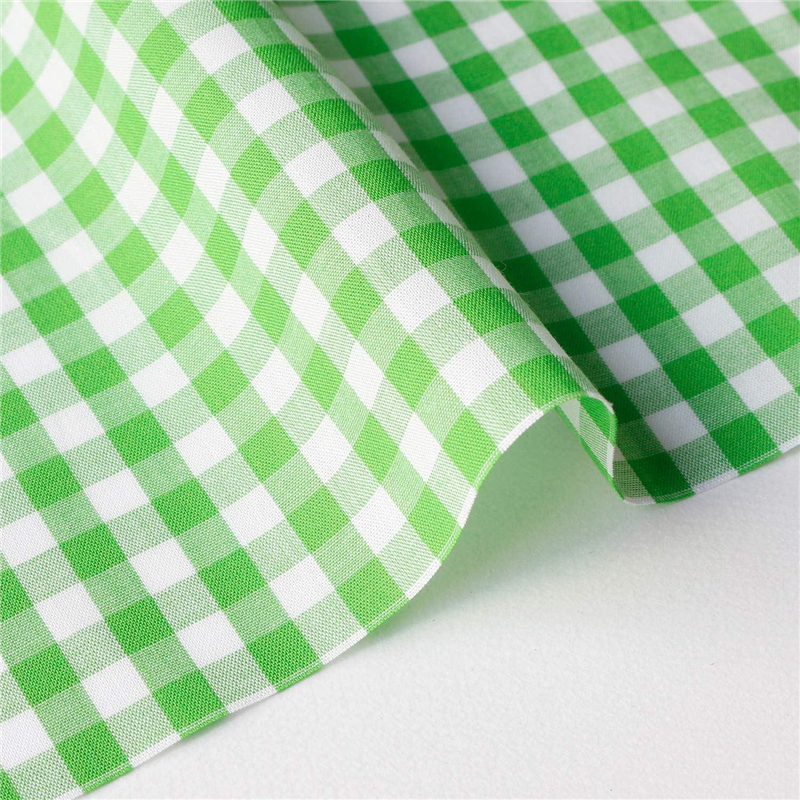 日本紐釦貿易 40sギンガムチェック 大 巾110cm×7m切売カット グリーン B53000Z-310-7M 1枚(ご注文単位1枚)【直送品】