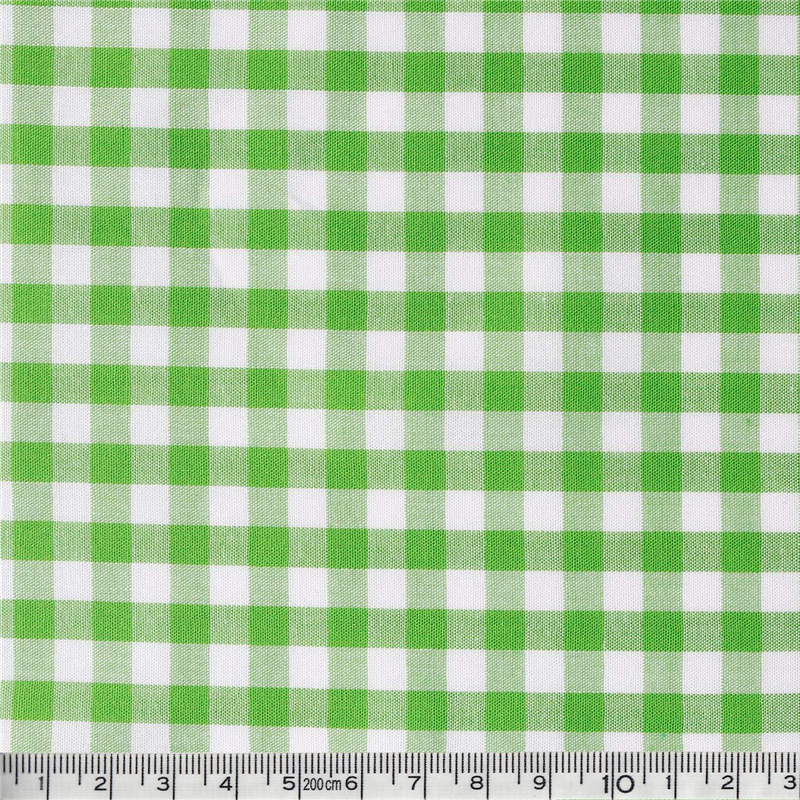 日本紐釦貿易 40sギンガムチェック 大 巾110cm×7m切売カット グリーン B53000Z-310-7M 1枚(ご注文単位1枚)【直送品】