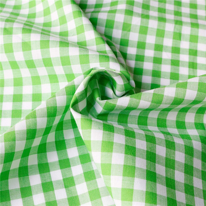 日本紐釦貿易 40sギンガムチェック 大 巾110cm×7m切売カット グリーン B53000Z-310-7M 1枚(ご注文単位1枚)【直送品】