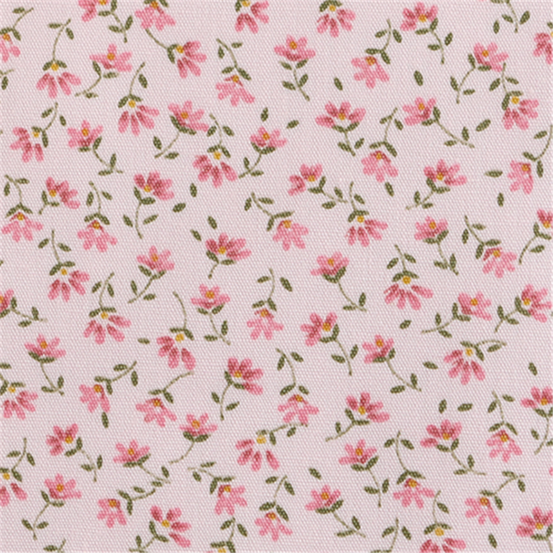 日本紐釦貿易 花柄プリント ブロード生地 巾112cm×8m切売カット ピンク系 B6100Z-3-24-8M 1枚（ご注文単位1枚）【直送品】
