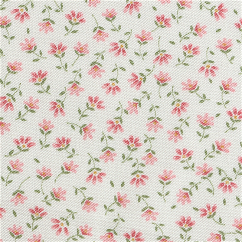 日本紐釦貿易 花柄プリント ブロード生地 巾112cm×10m切売カット ピンク系 B6100Z-3-4-10M 1枚（ご注文単位1枚）【直送品】